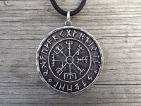 Amulett Vegvisir aus Silber